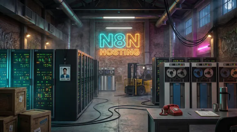 Portada del módulo n8n: instalación y hosting